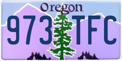 OR license plate 973TFC