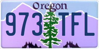 OR license plate 973TFL