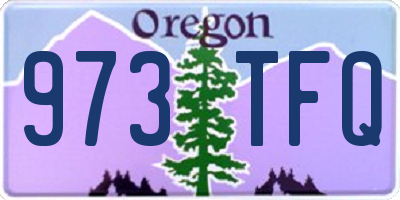 OR license plate 973TFQ