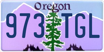 OR license plate 973TGL
