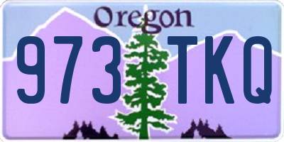OR license plate 973TKQ
