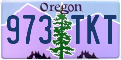 OR license plate 973TKT