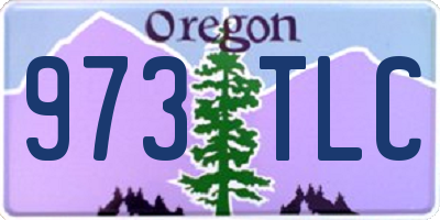 OR license plate 973TLC