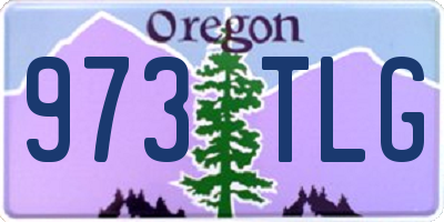 OR license plate 973TLG