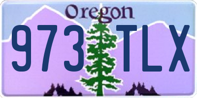 OR license plate 973TLX