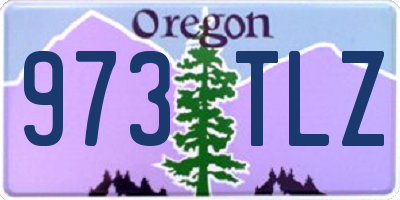 OR license plate 973TLZ