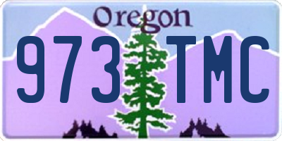 OR license plate 973TMC