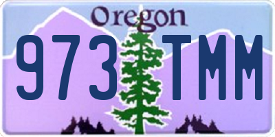 OR license plate 973TMM