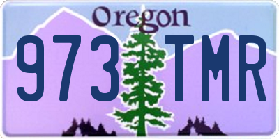 OR license plate 973TMR