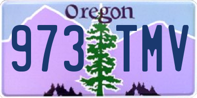 OR license plate 973TMV
