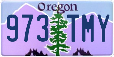 OR license plate 973TMY
