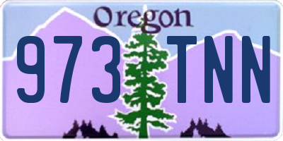 OR license plate 973TNN