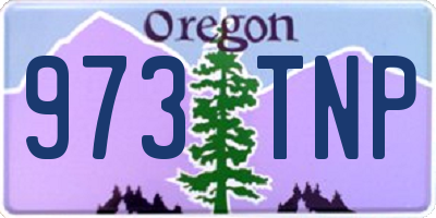 OR license plate 973TNP
