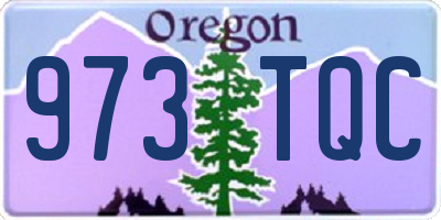 OR license plate 973TQC