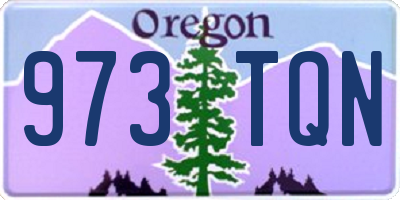 OR license plate 973TQN