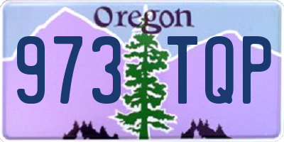 OR license plate 973TQP