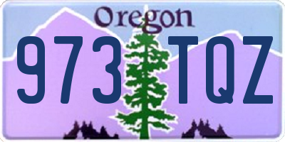 OR license plate 973TQZ