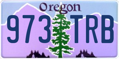OR license plate 973TRB