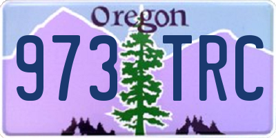 OR license plate 973TRC