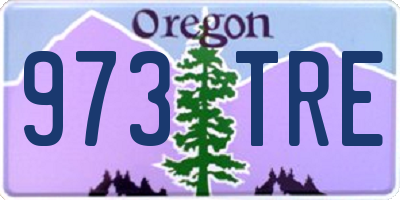OR license plate 973TRE