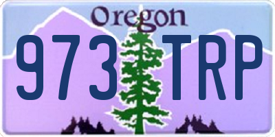 OR license plate 973TRP