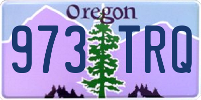 OR license plate 973TRQ