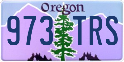 OR license plate 973TRS