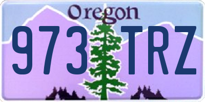 OR license plate 973TRZ