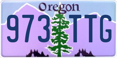 OR license plate 973TTG