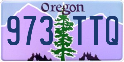 OR license plate 973TTQ
