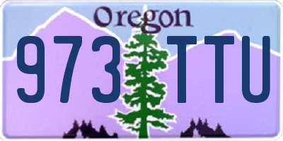 OR license plate 973TTU