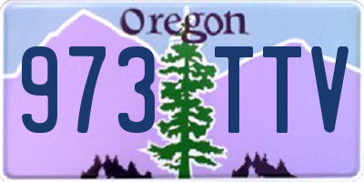 OR license plate 973TTV