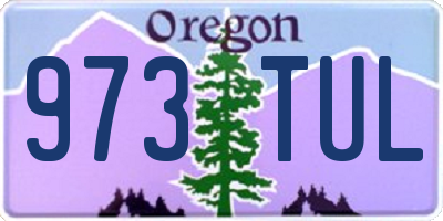 OR license plate 973TUL