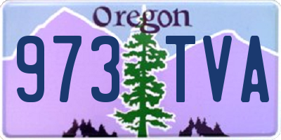 OR license plate 973TVA