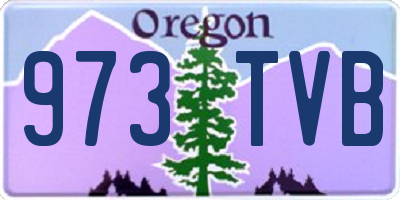 OR license plate 973TVB