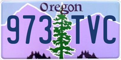 OR license plate 973TVC