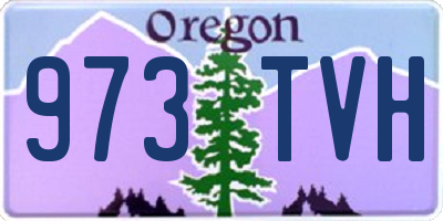 OR license plate 973TVH