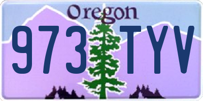 OR license plate 973TYV