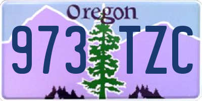 OR license plate 973TZC