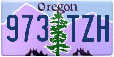 OR license plate 973TZH
