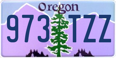 OR license plate 973TZZ