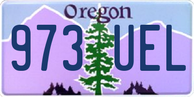 OR license plate 973UEL