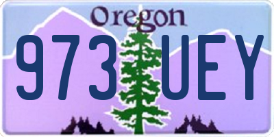 OR license plate 973UEY