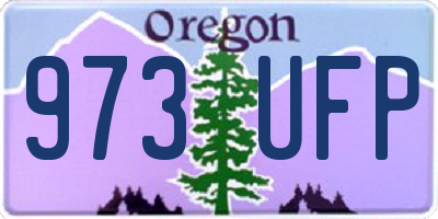 OR license plate 973UFP