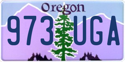 OR license plate 973UGA