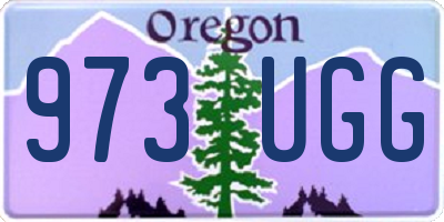 OR license plate 973UGG