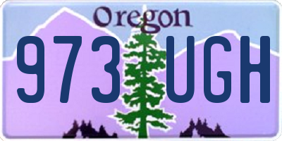 OR license plate 973UGH