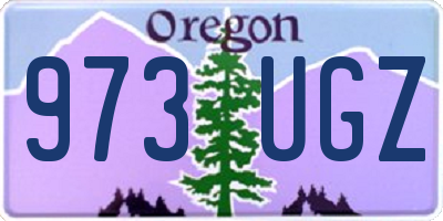 OR license plate 973UGZ