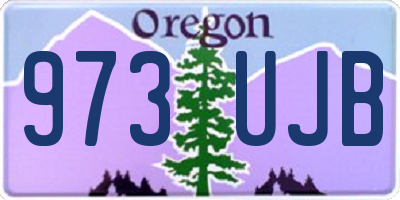 OR license plate 973UJB