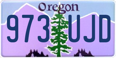 OR license plate 973UJD